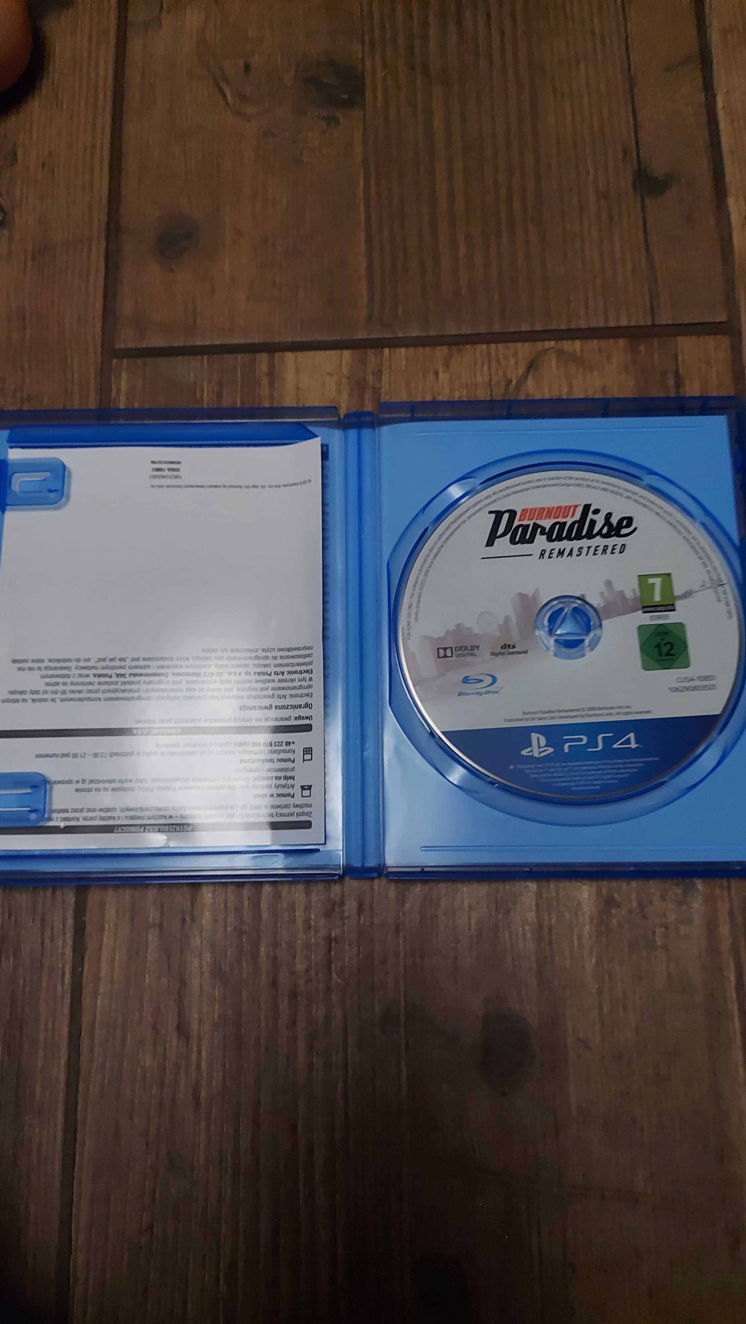 Gra na Ps4 Burnout Paradise