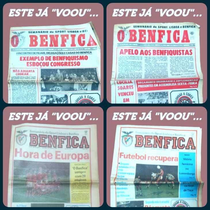 Jornais O Benfica de 1942 a 1994 - Tenha o JORNAL DO BENFICA do dia em