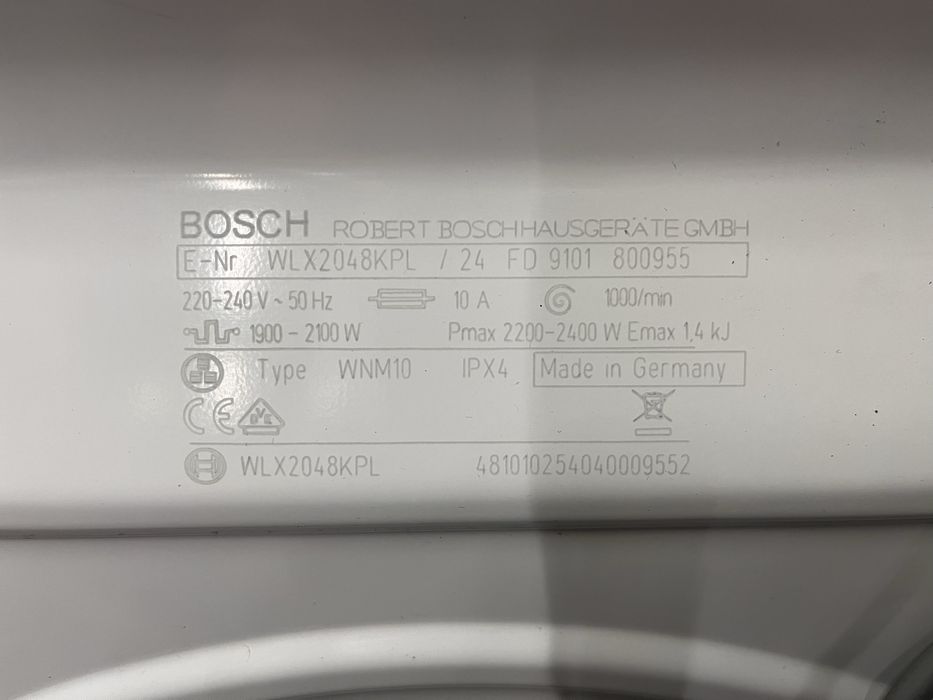 Pralka BOSCH 40cm 5kg 1000ob | 12msc |BD stan |Dowóz