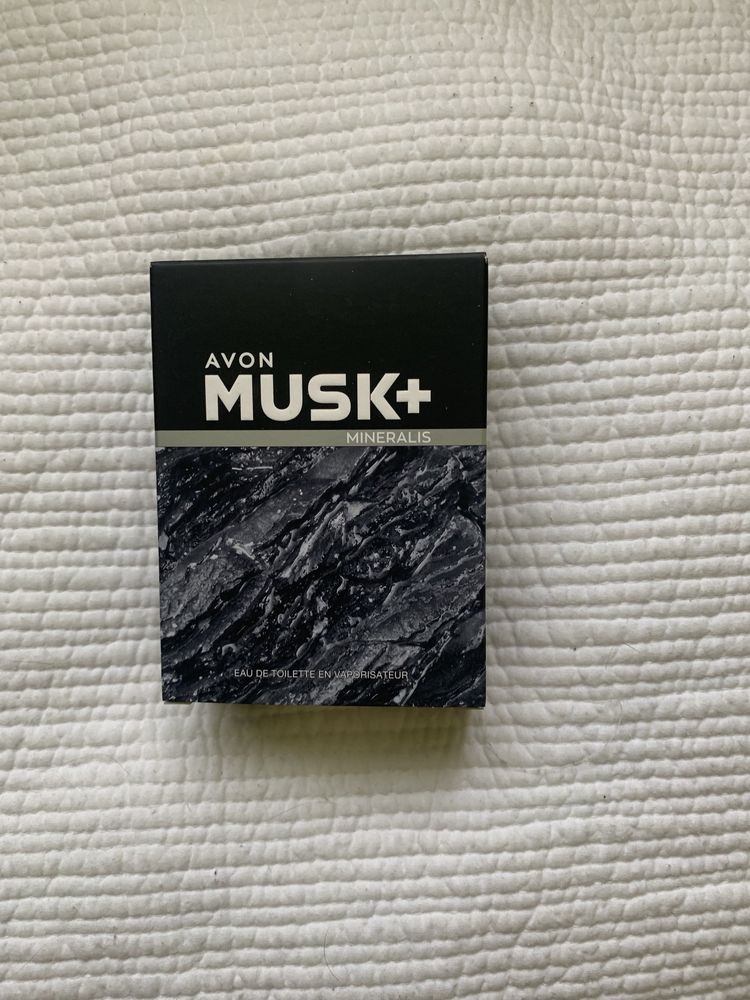 Musk +_Mineralis- męski perfum avon. 75 ml