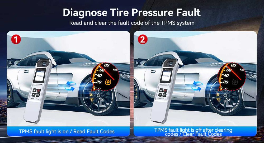 ThinkCar THINKTPMS VENU iPro Programador Valvulas Pneus +4 TPMS (NOVO)