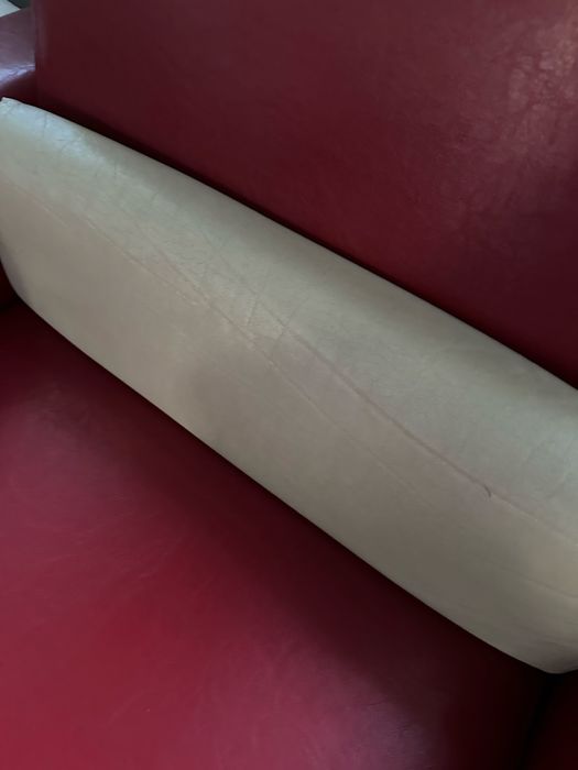 Fotel BRW czerwona ekoskóra