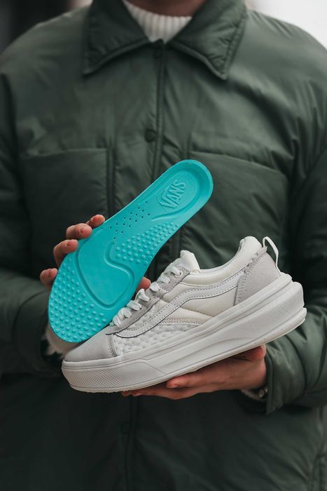 Кросівки Vans Old Skool Overt Plus CC White Platform premium