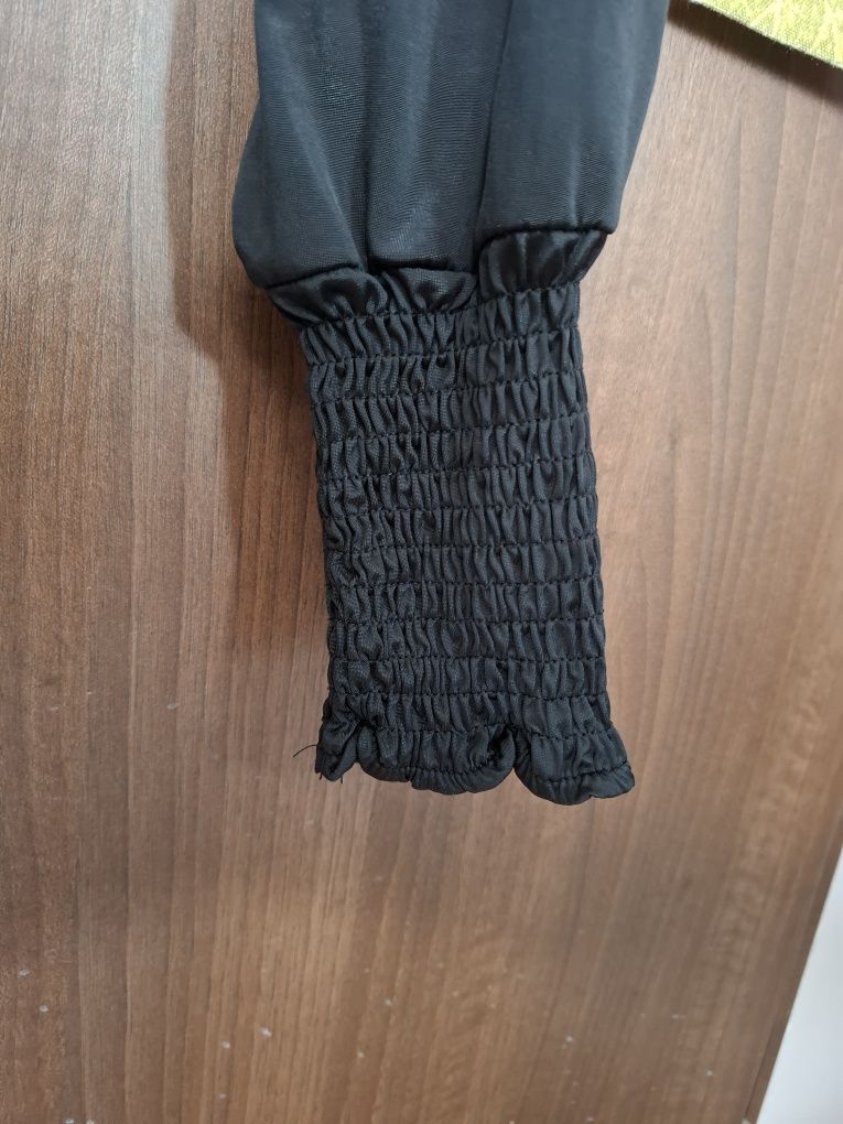 Czarne spodnie alladynki calliope S lekkie zwiewne
