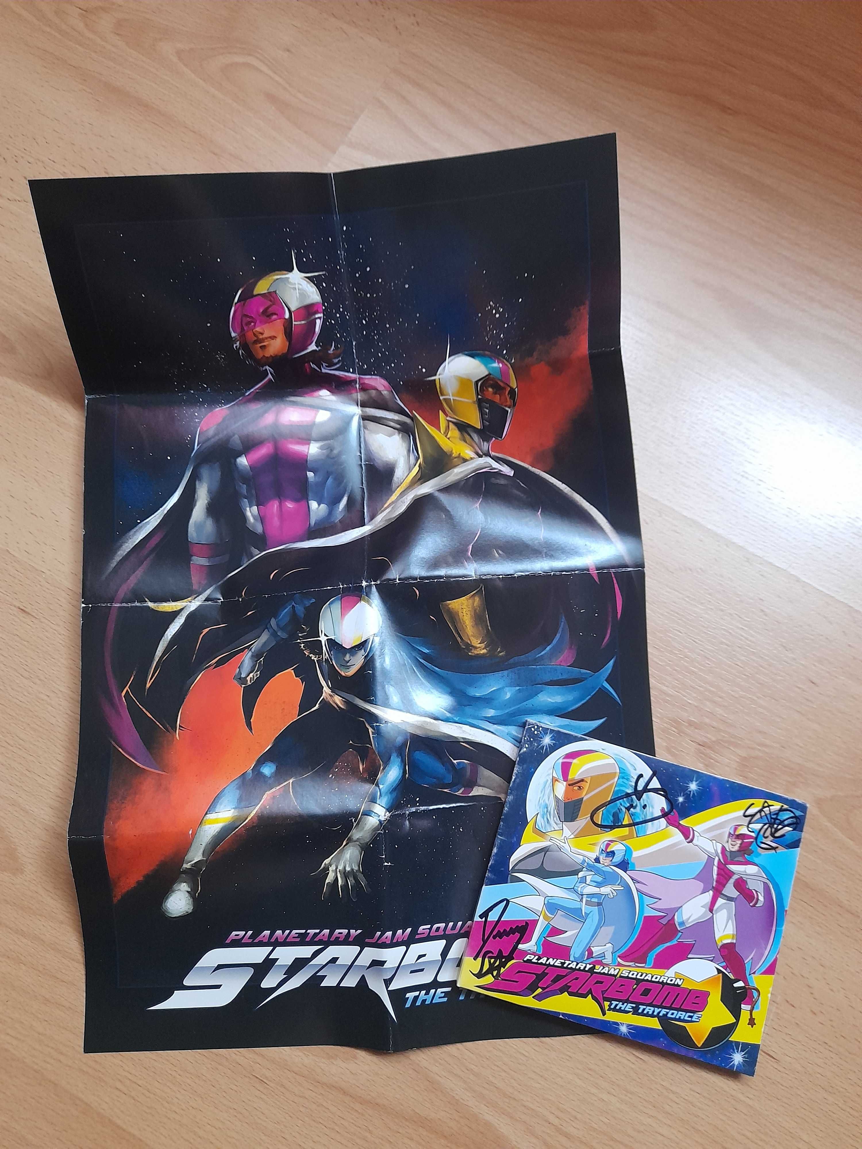 CD Starbomb Assinado - The Tryforce + Poster(Raro!)