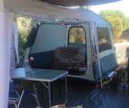 Tenda sala / quarto de campismo - Arpenaz Base - 6 Pessoas