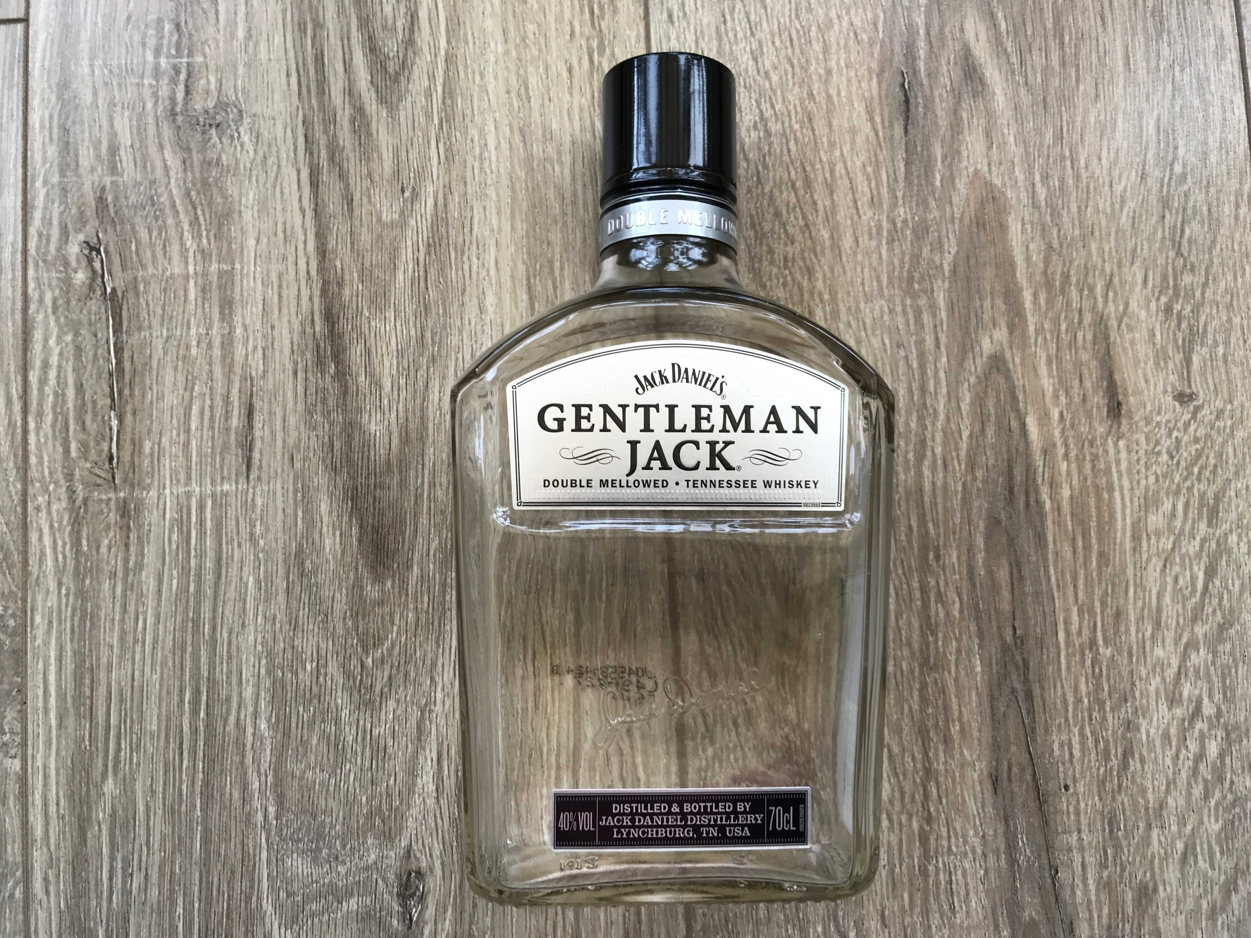 Бутилка Пуста Віскі Джентельмен, Джек Деніелс  Gentleman, Jack Daniels