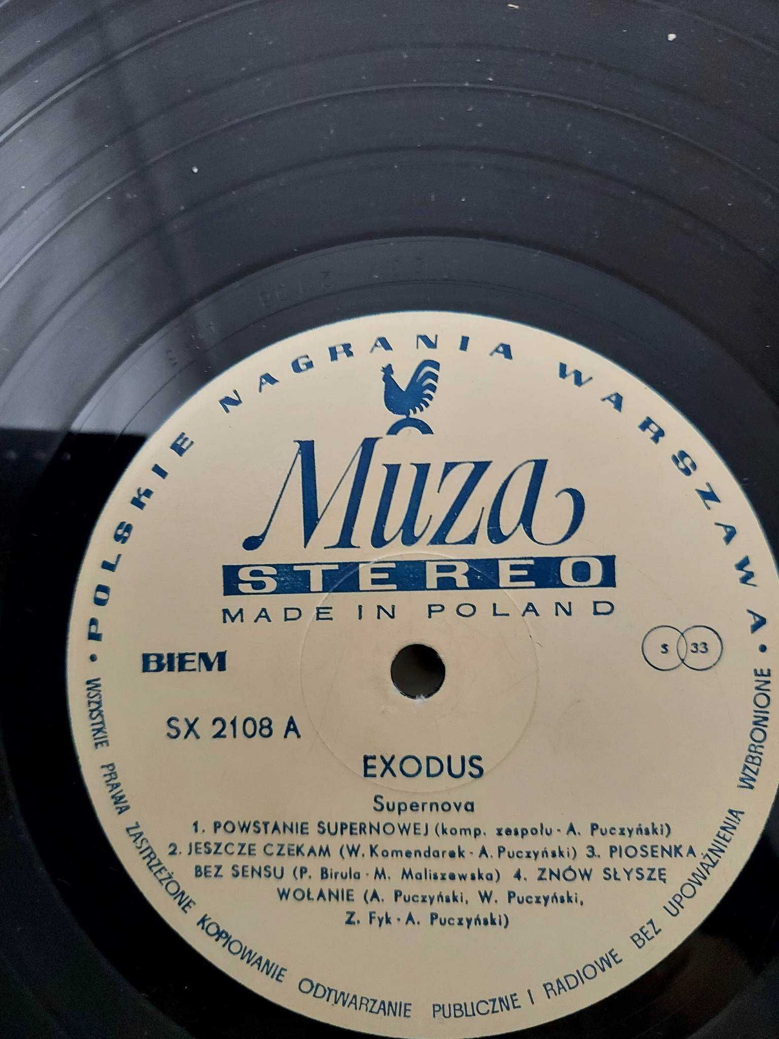 Długogrający drugi Album muz. Zespołu EXODUS "SUPERNOVA" z roku 1981