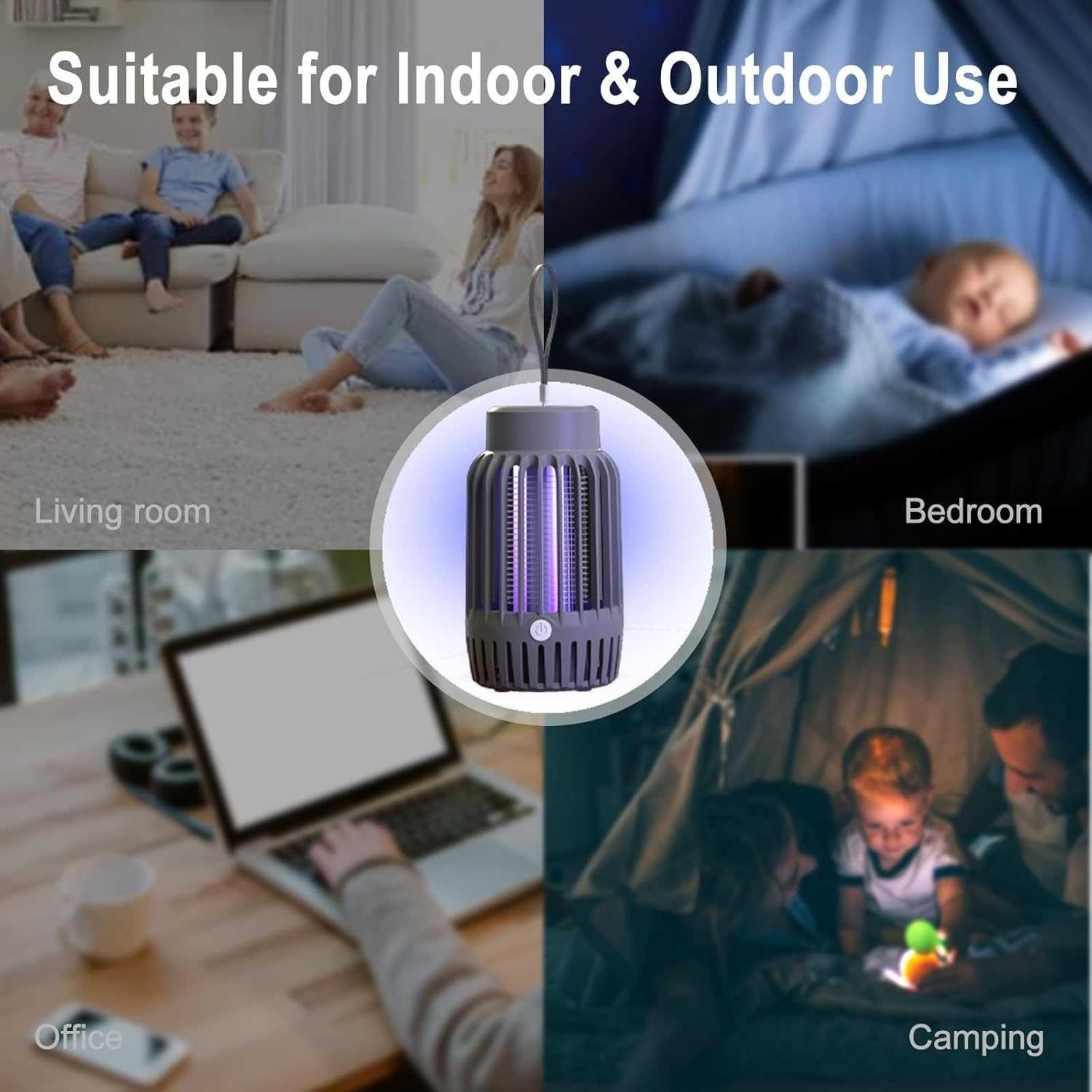 Nowa lampa owadobójcza / lamka / pułapka / lampka nocna / 2w1 !9195!