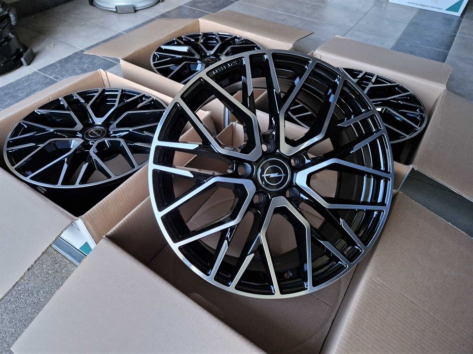 Alufelgi 17 5x120 Opel Insignia A Czarne + CNC Nowe ! 422#