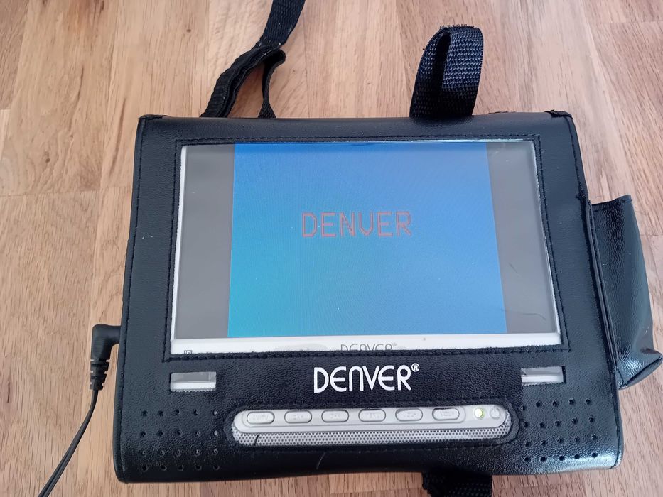 Mini TV Denver DFT-710 7" TFT/LCD a cores – Cabo para carro + Capa