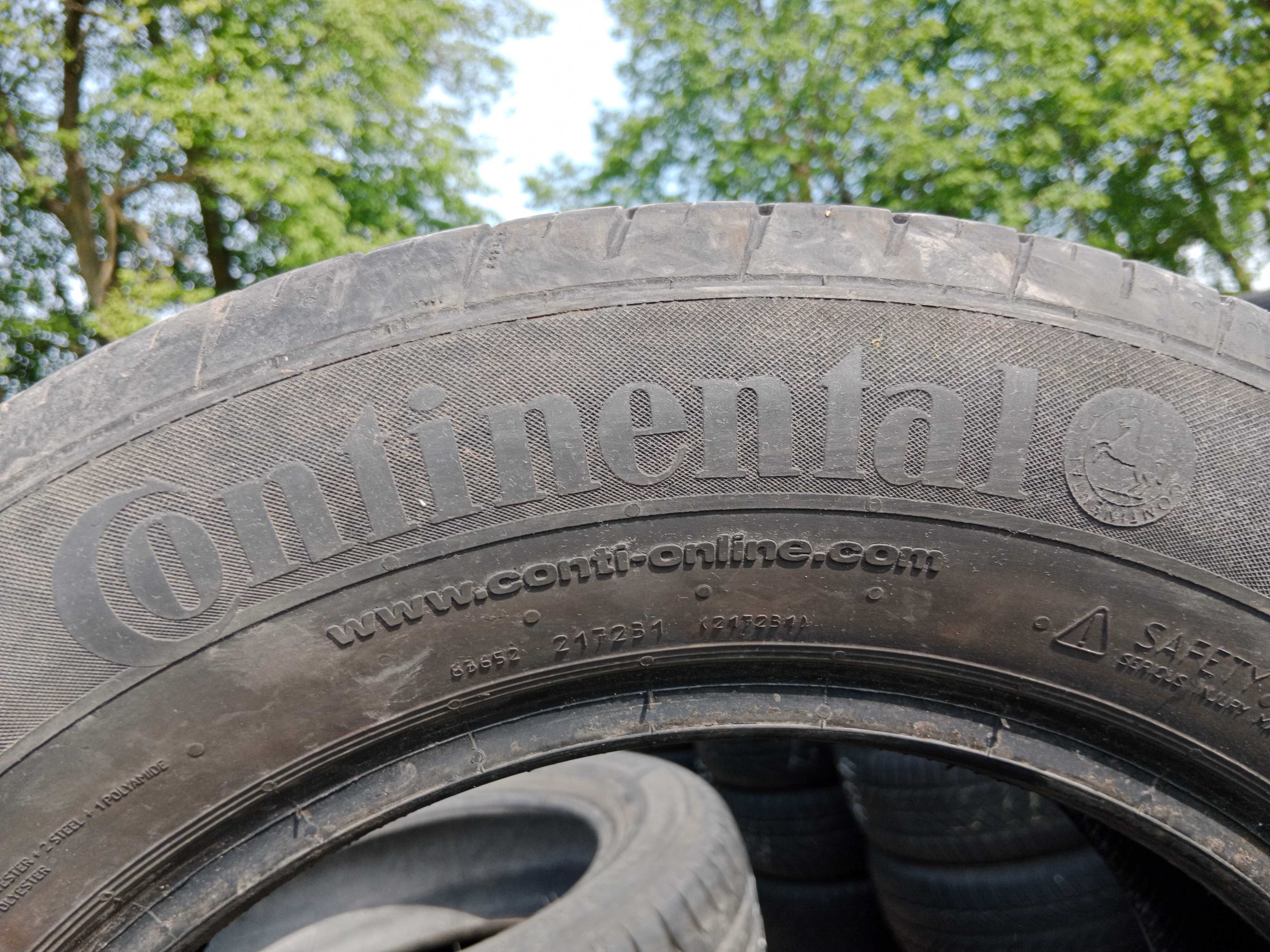 Opona używana letnia 195/65R15 Continental ContiPremiumContact 2 1szt.