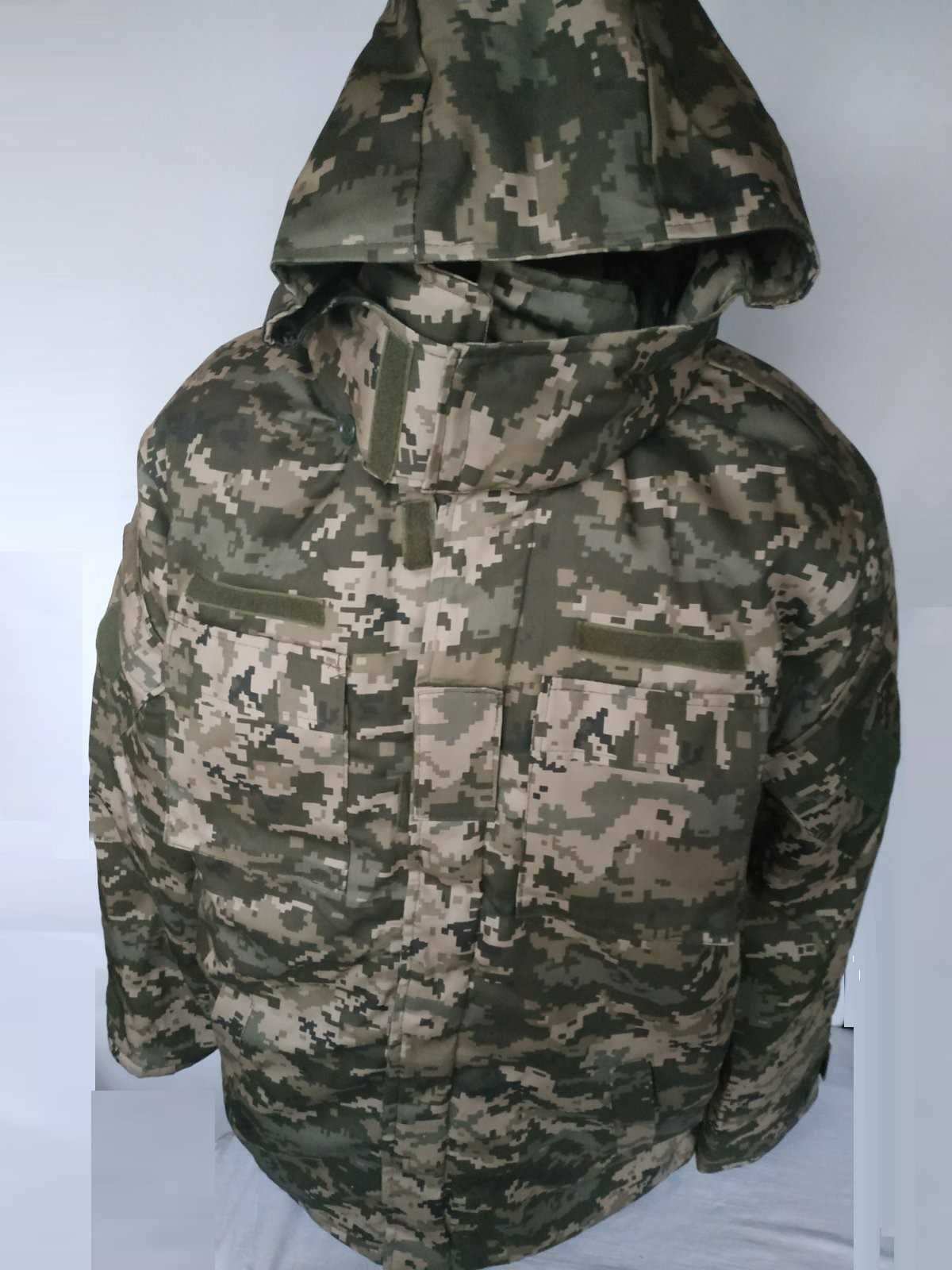 Куртка  зимова зcy тактична для полювання 56 розмір всередині овчина