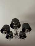 Lampa żyrandol BARON 5-pł kryształy