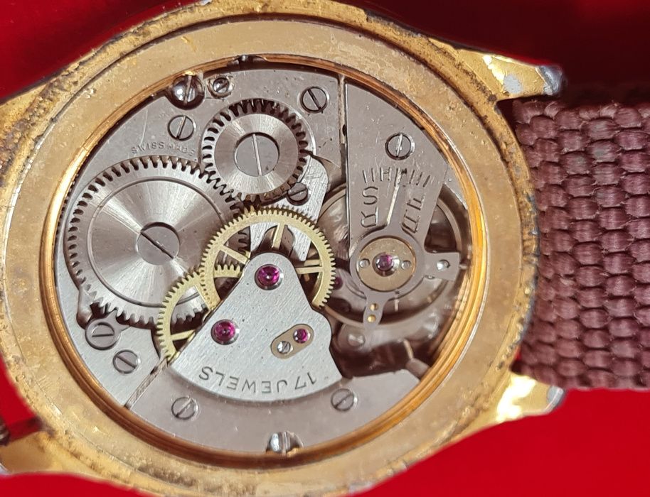 Vintage szwajcarski zegarek Rodos