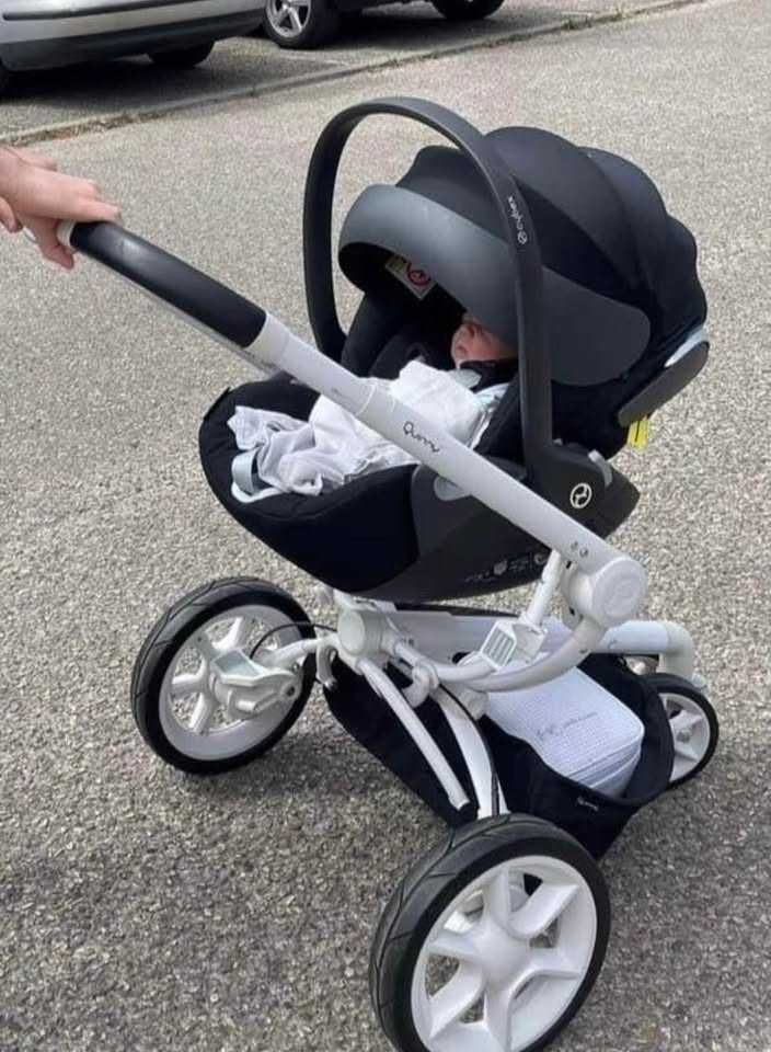 Conjunto Ovo Cybex Cloud Z e carrinho Quinny Moodd