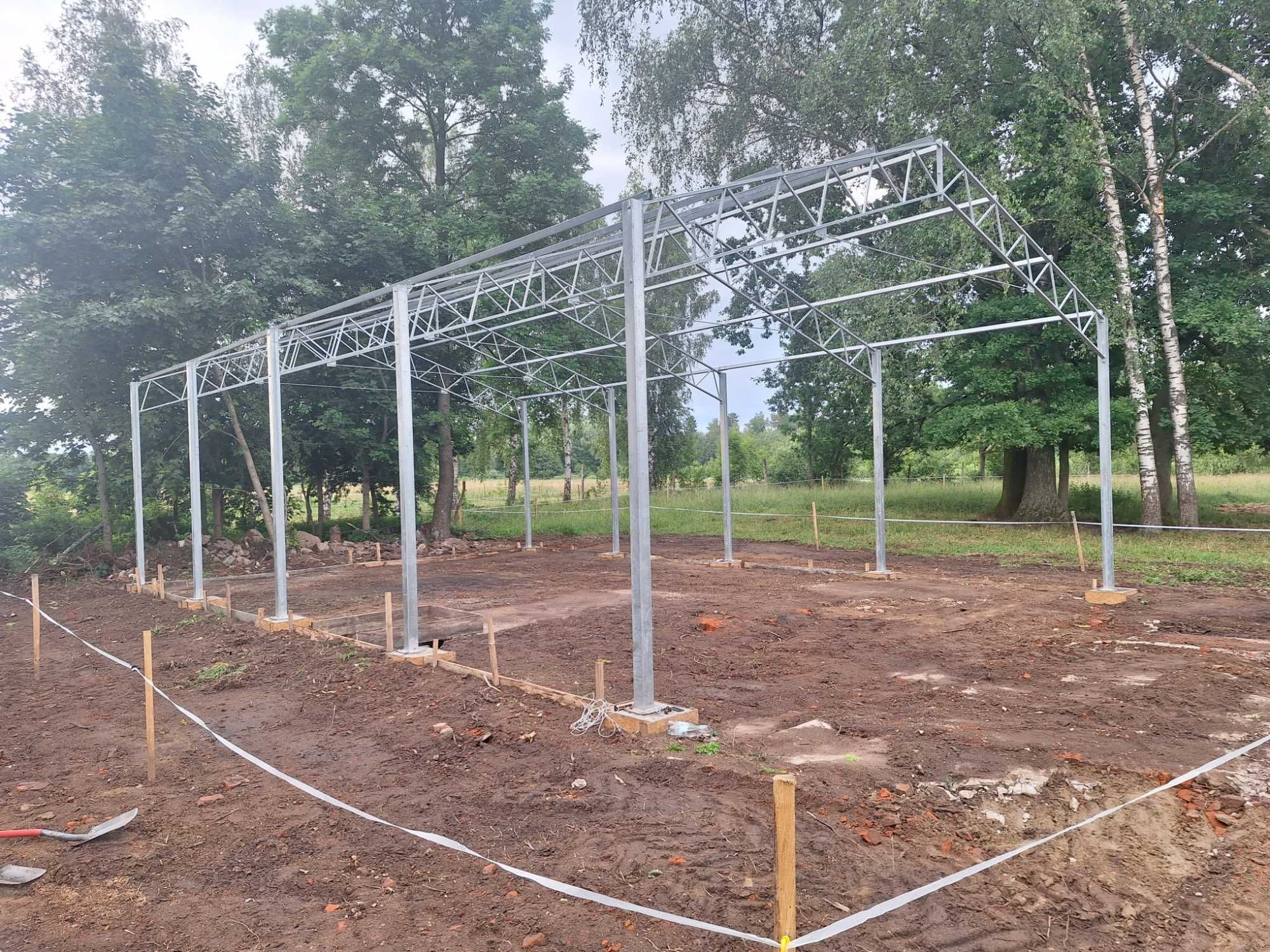 Konstrukcja stalowa 8x13 ocynkowana magazyn hala wiata garaż warsztat