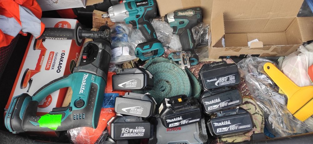 MAKITA zakretarka dtd157 wiertarka klucz udarowy bateria ładowarka 18v