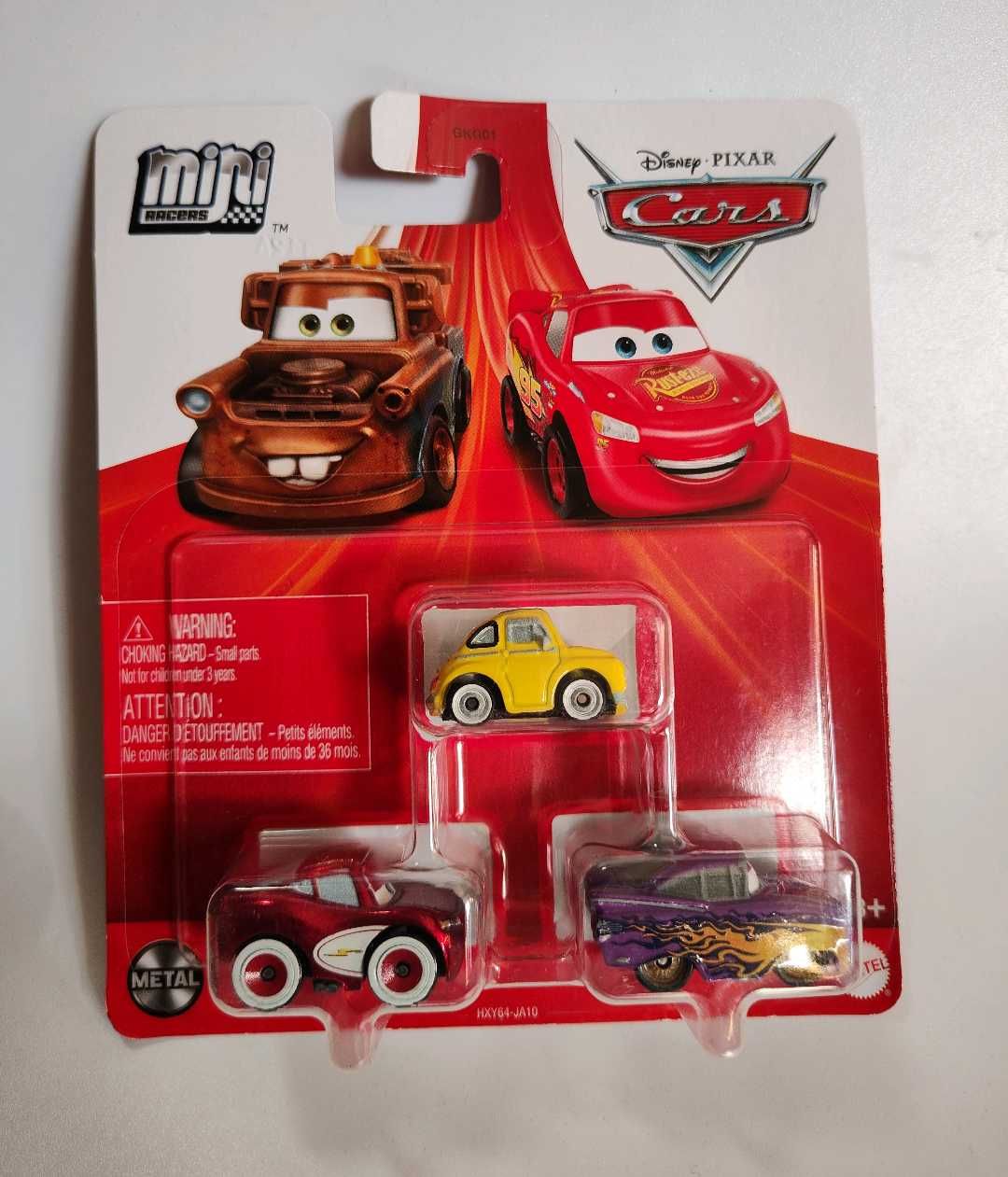 Luigi zygzak McQueen Roman mini racers mikroauta Disney mattel