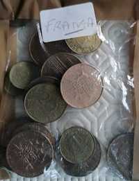 Vendo conjunto várias moedas de França- Francos