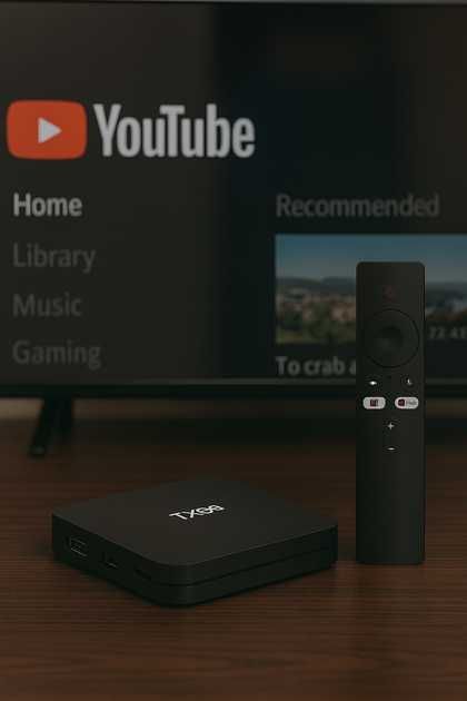 TX96Q Смарт приставка + голосовой пульт/999Каналов/Настройка android10