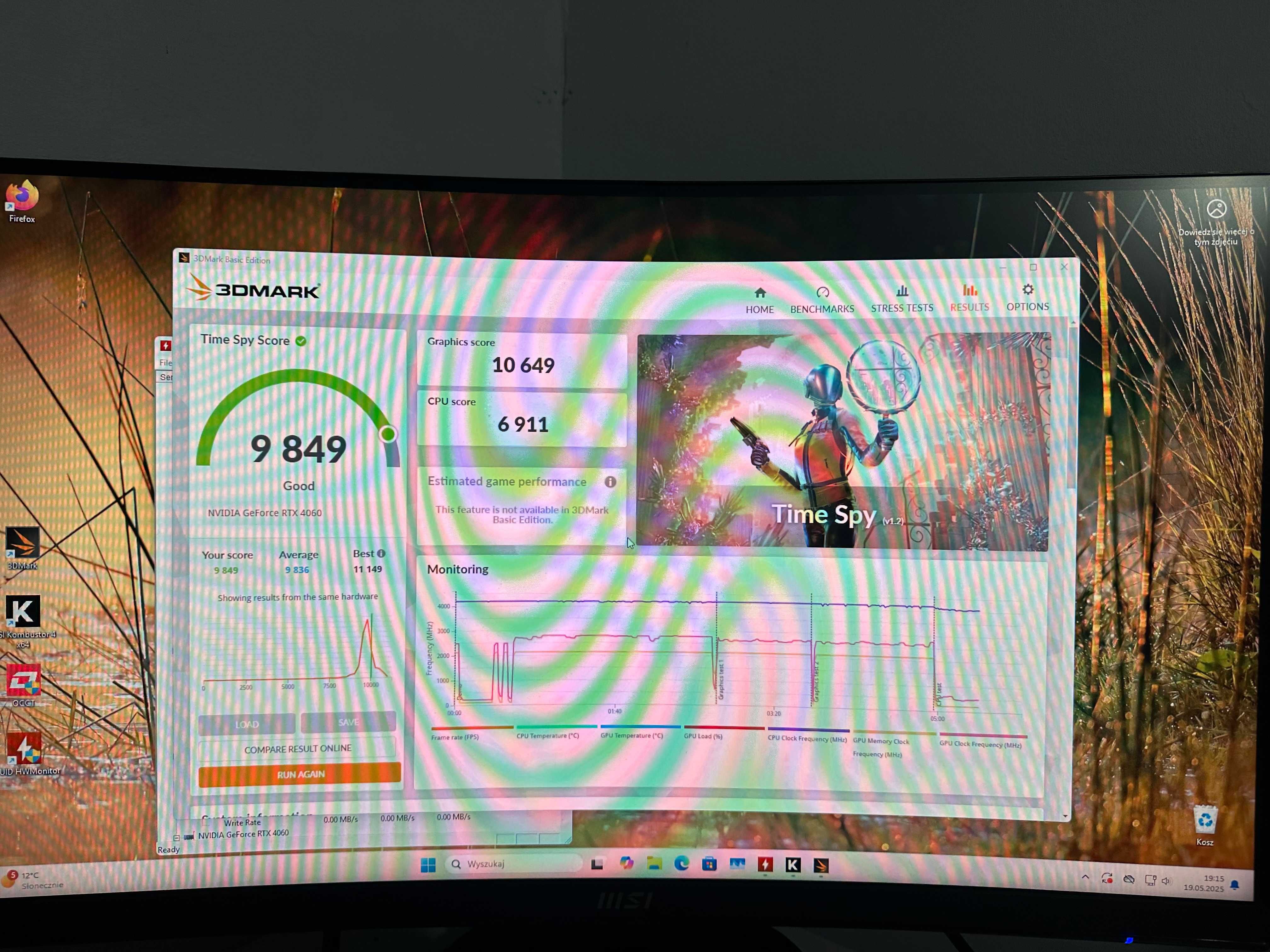 Komputer gamingowy Ryzen 5 3600 RTX 4060 1TB 16GB FV23% Gwarancja 24M