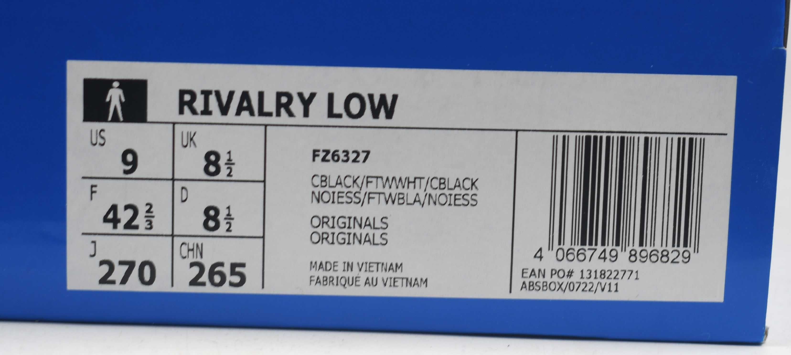 Buty męskie adidas Rivalry Low Shoes FZ6327 roz. 42 2/3