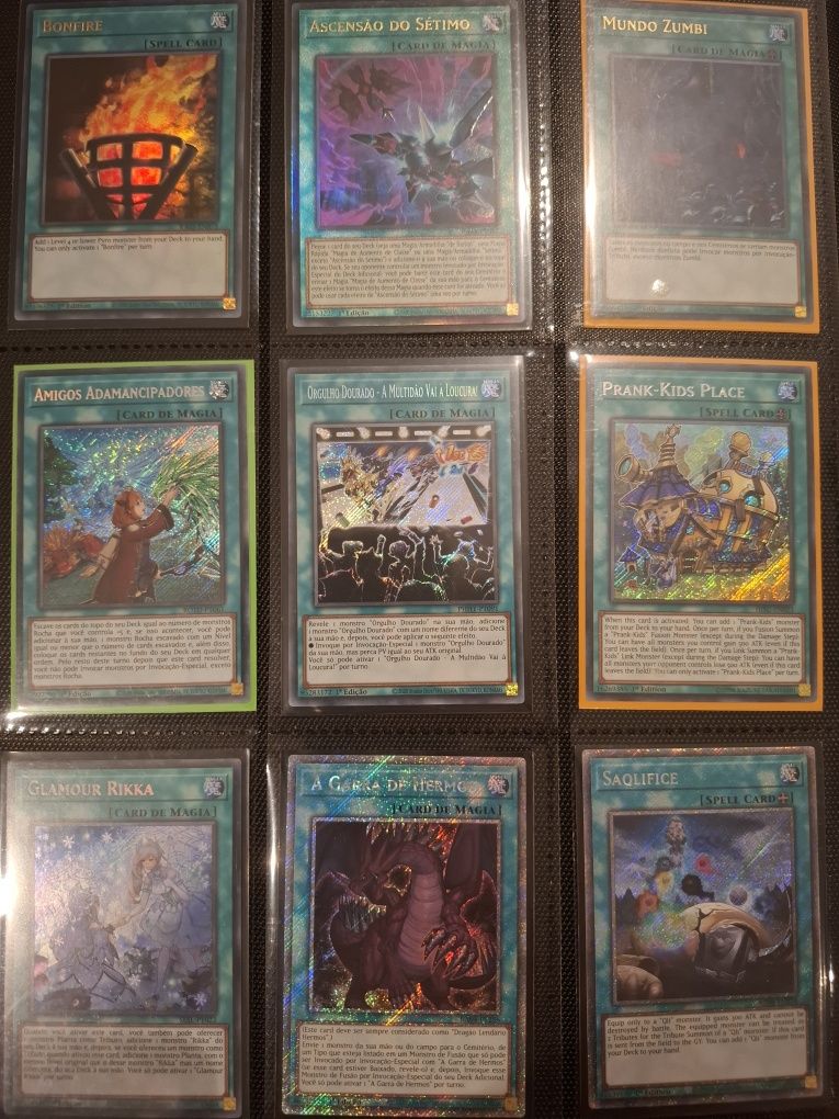 Cartas Yu-Gi-Oh vários sets Parte 1