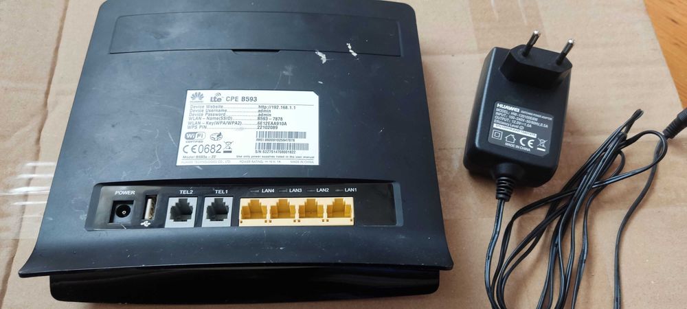 Huawei B593 Router na karte Sim LTE 4G