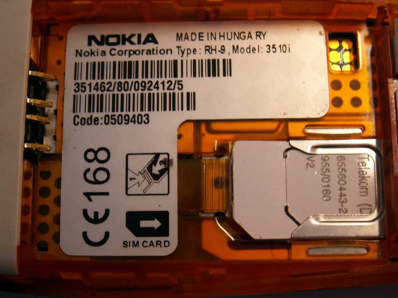 Nokia 3510i - Sprawna - menu niemieckie