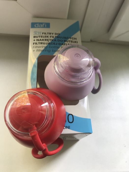 Nakrętki do butelki filtrującej wodę dafi soft 2 szt