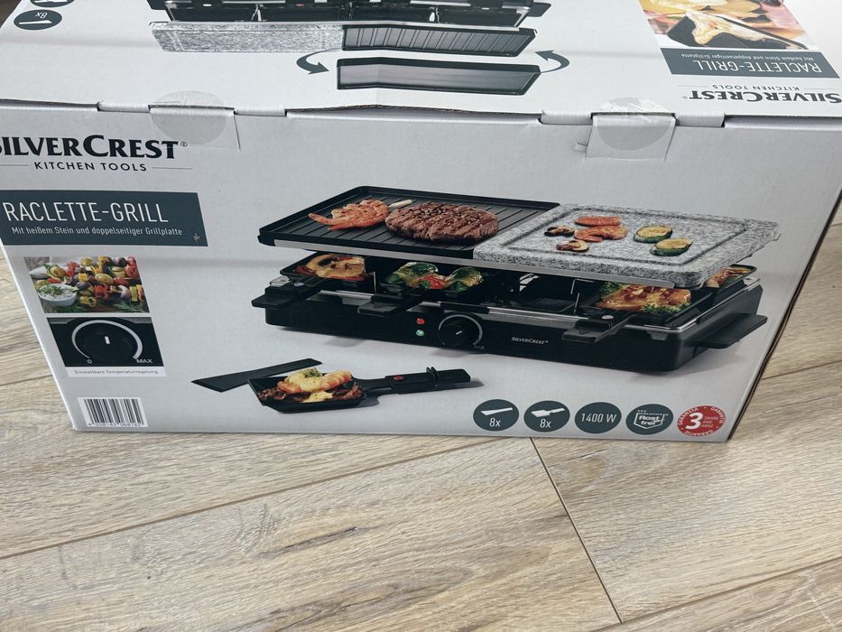 Grill raclette SilverCrest – NOWY, nierozpakowany