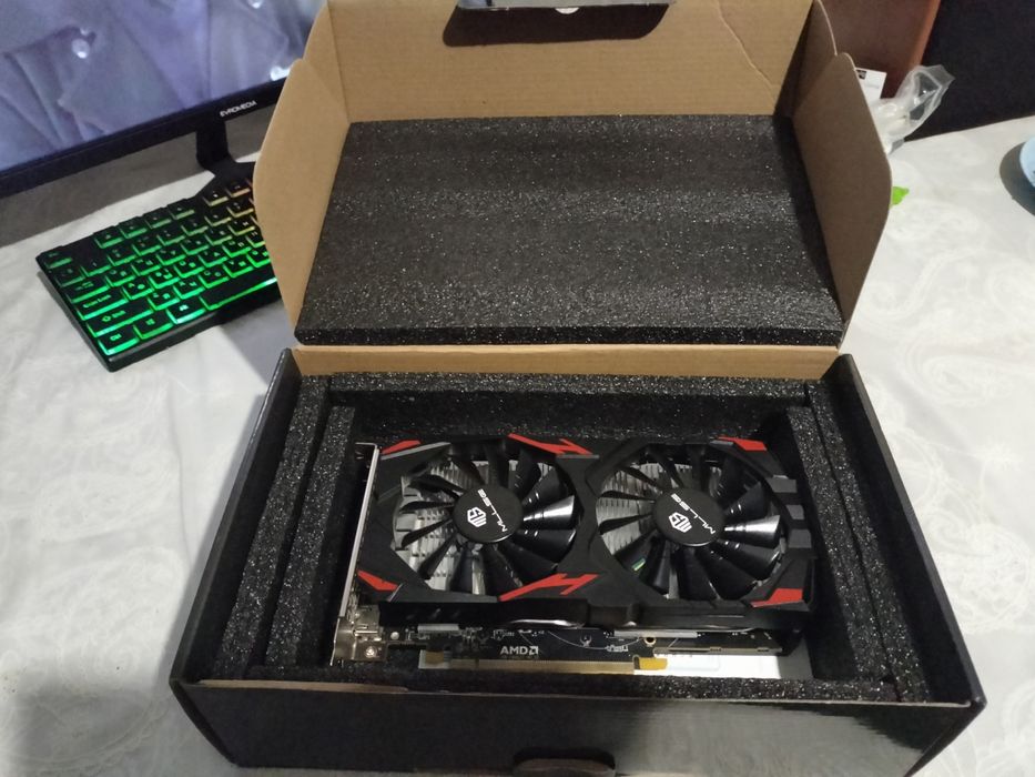 Відеокарта rx 580 8gb 2048sp НЕПРАЦЮЮЧА