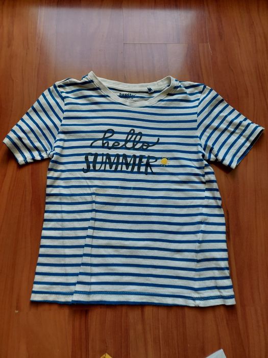 Zestaw/komplet 7 szt t-shirt koszulka na krótki rękaw 122
