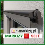 Markizy taras balkon sklep restauracja Jamaica rozwijana falbana