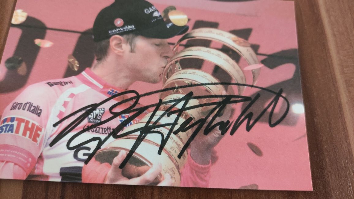 Ryder Hesjedal autograf, podpis, nadruk - Kolarz Sport Kolekcja Rower