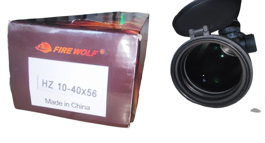 Mira telescópica para carabina PCP FireWolf 10-40x56E