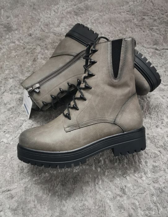 Botki na grubym spodzie roz 38