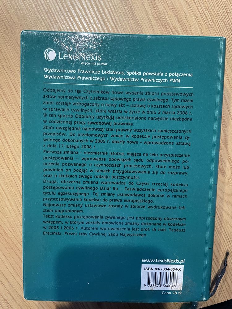 Kodeks cywilny kodeks postepowania cywilnwgo