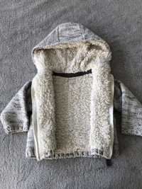 Gruby ocieplany sweter niemowlęcy Cool Club r. 68