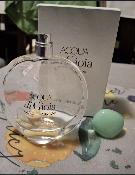 Pusty flakon po perfumach Acqua di Gioia Giorgio Armani  pusta butelka