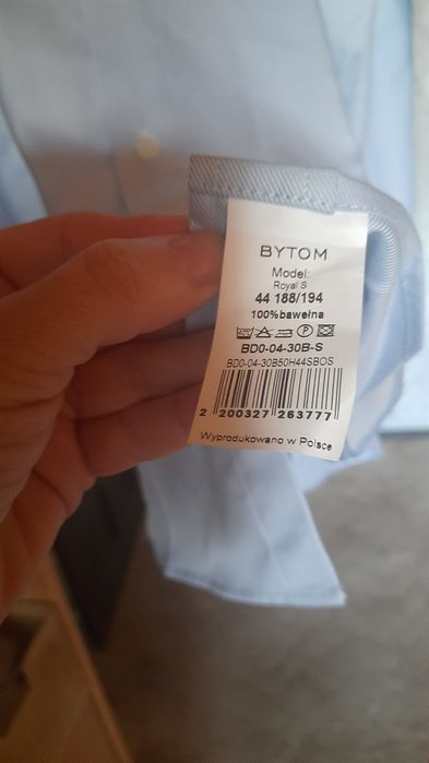 Niebieska koszula Bytom 44  184/194