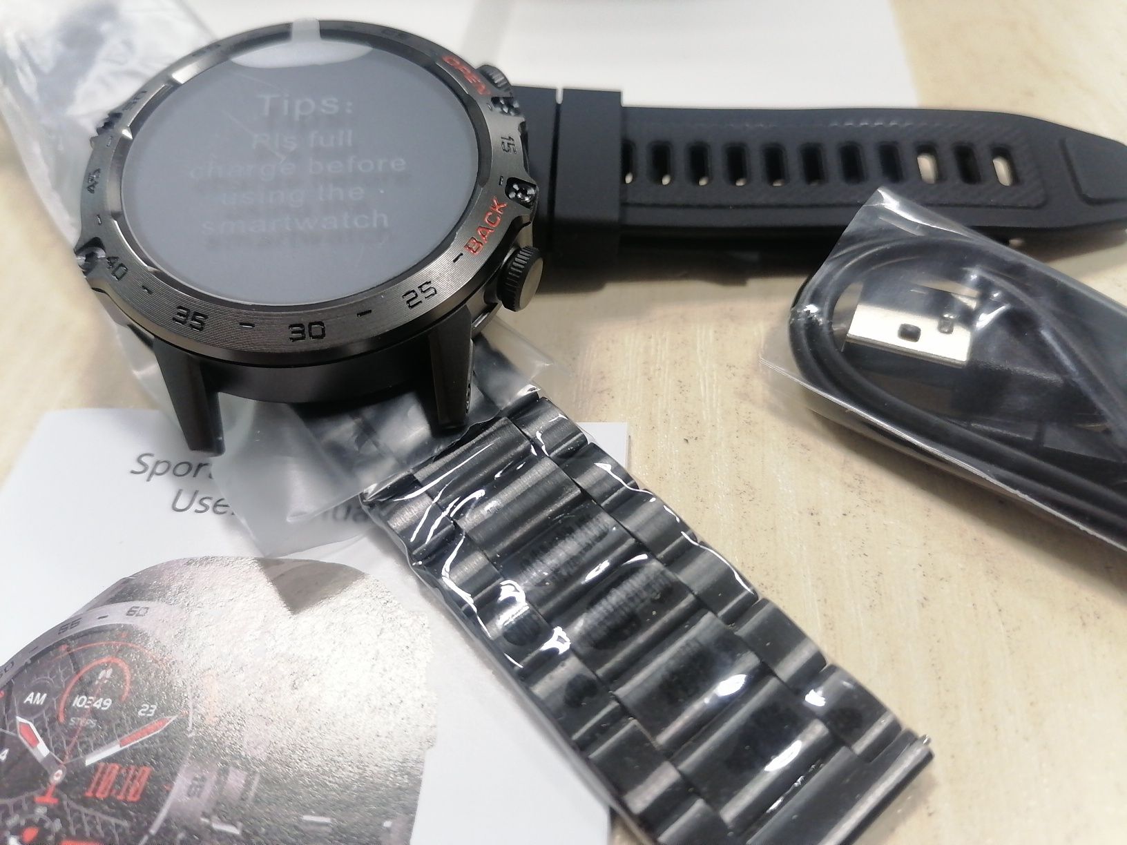 Смарт часы Smart watch стальной противоударный корпус