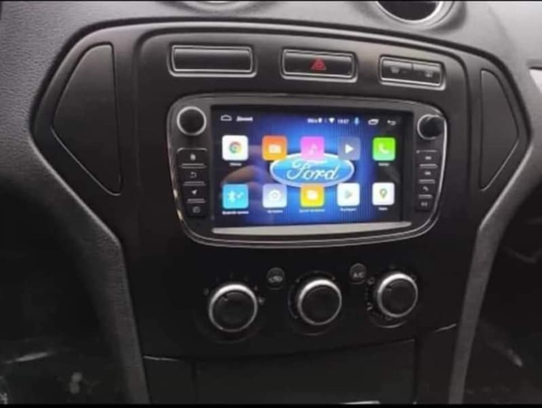 Rádio Android 13 com GPS Ford Focus/ Ford S-max /Mondeo/ Galaxy (Artig