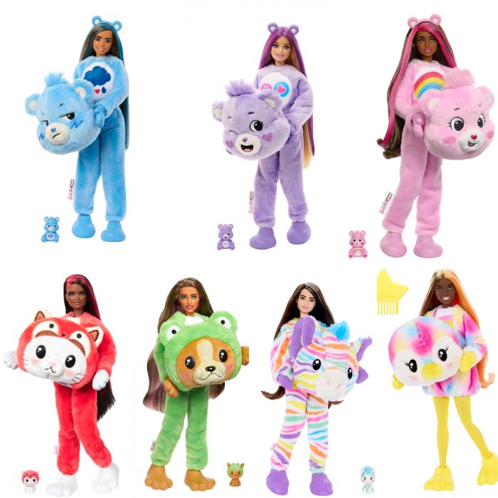 Барбі Котик Кішка Barbie Cutie Reveal Kitty собака пінгвін ведмедик