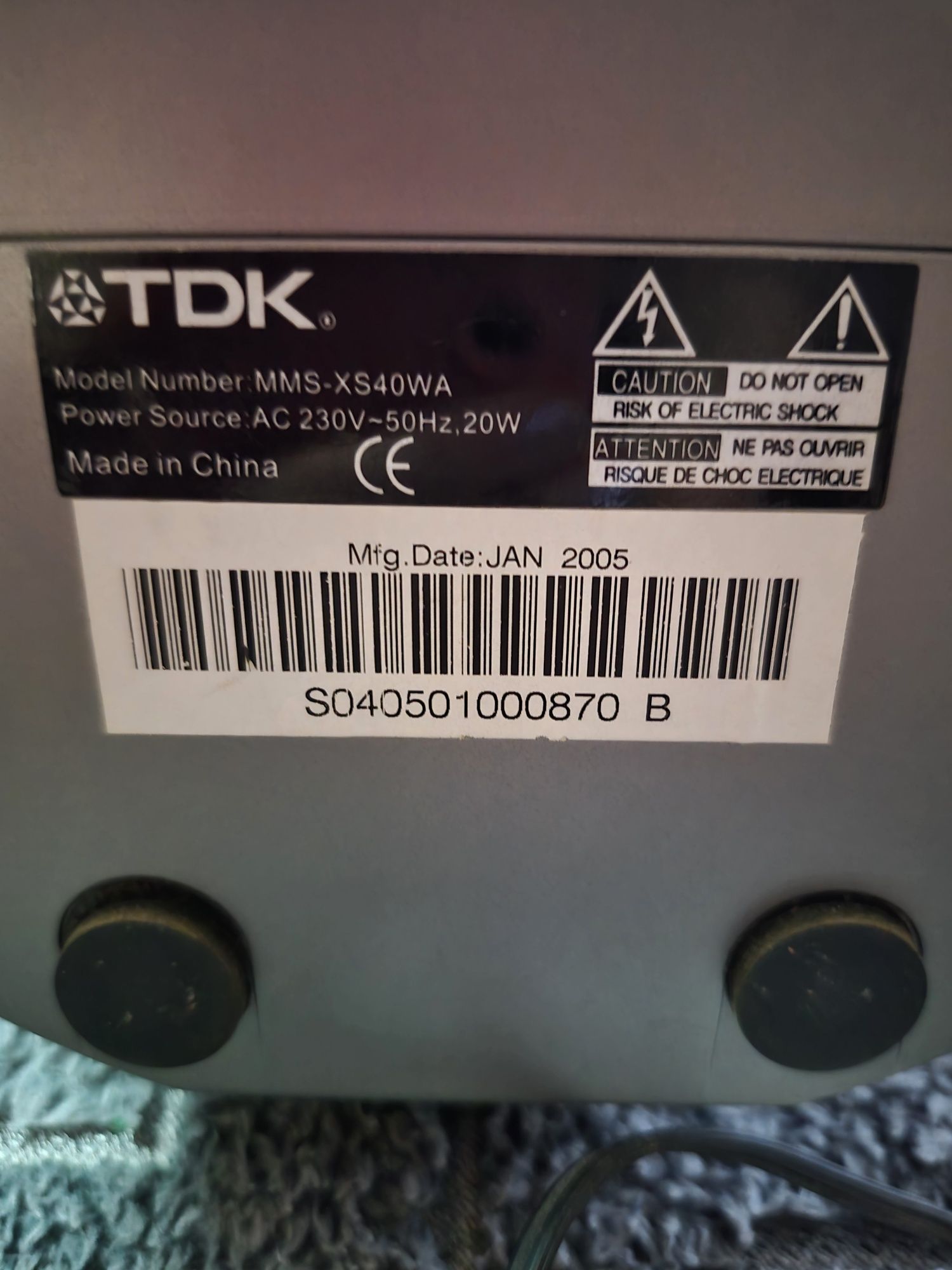 Акустика для пк TDK mms-xs 40 wa