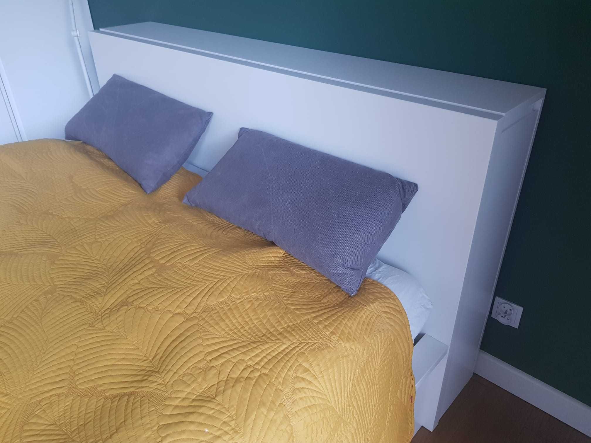 Zagłówek do łóżka IKEA MALM - biały
