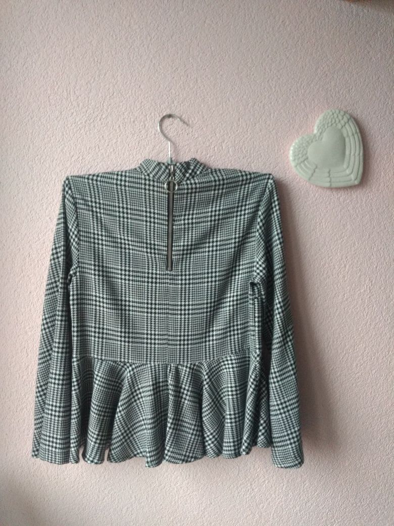 Bluzka w pepitkę XS