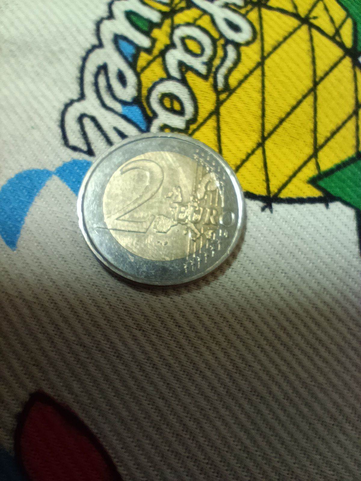 Moeda 2 Euros Grécia 2002 com S