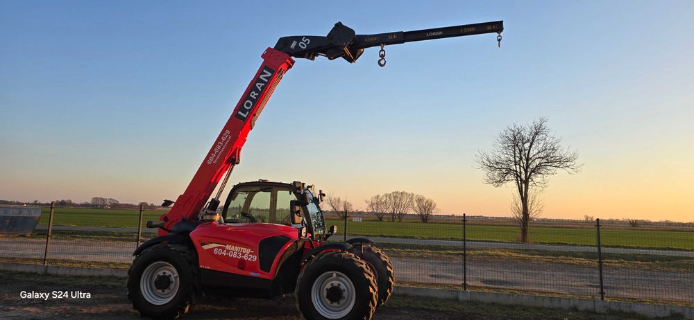 Manitou MT 733 salon PL pierwszy właściciel ładowarka teleskopowa MRT